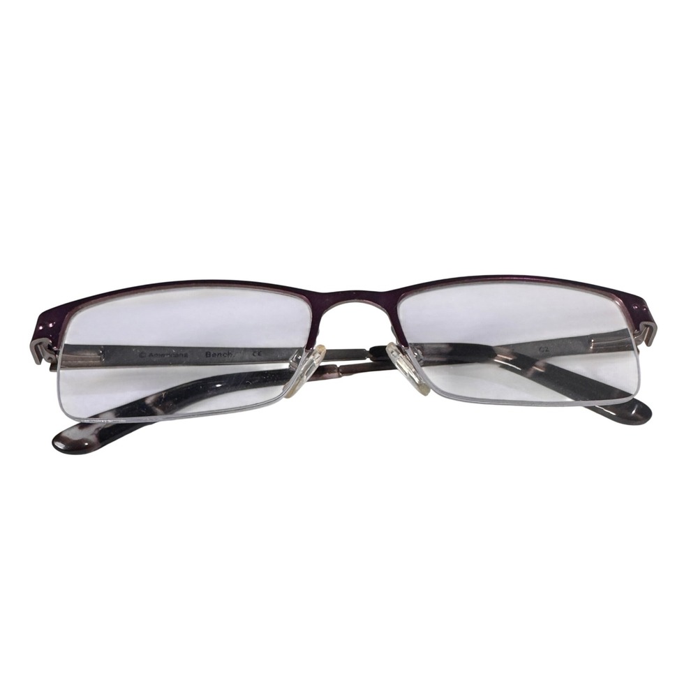 Bench BCH0328 Half Rim Eyeglasses Frames‎ Purple Tortoise 52 18 135